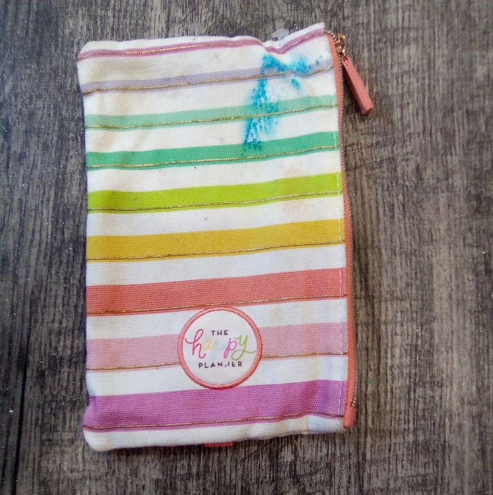 The Happy Planner Striped Kids Pouch - Multicolor